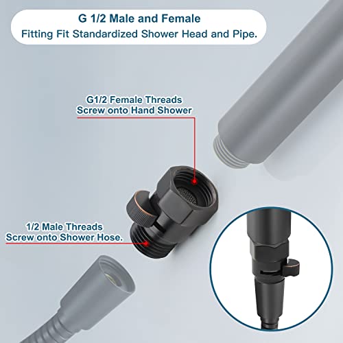 Midanya G1/2" Water Flow Control Shower Shut Off Valve,Oil Rubbed Bronze - color: Bronze