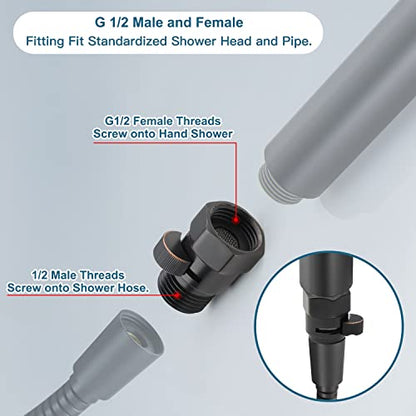 Midanya G1/2" Water Flow Control Shower Shut Off Valve,Oil Rubbed Bronze - color: Bronze