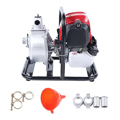 1inch 4-stroke Gas Powered Water Transfer Pump, 1.6HP 38CC 8000L/h
