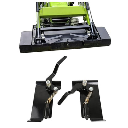ECOTRIC Pair Skid Steer Quick Tach Attach Conversion Adapter Weld on Quick - style: Pair Conversion Adapter