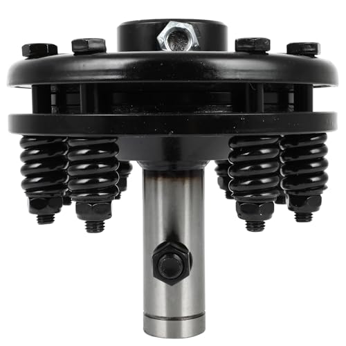 Black PTO Slip Clutch, ACZCR 1-3/8" Smooth Round Ends Slip Clutch