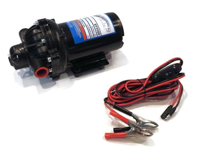 OEM Everflo EF5500 5.5 GPM 12V Diaphragm Pump & Wiring Harness 33-103233 - style: 5.5 GPM w/ Harness