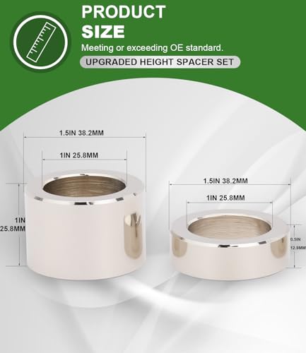 502120 Finish Mower Spacer Kit – Replace 84612 84613 – Fits Land Pride AT2672, Bush Hog RDTH60 RDTH72, King Kutter & John Deere