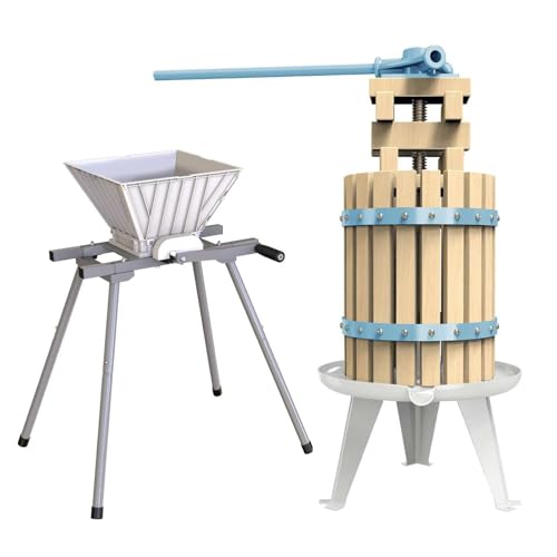 4.75 Gallon/18L fruit press with 7L fruit crusher