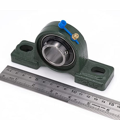 XIKE 2 Pcs UCP205-16 Bore 1" Pillow Block Mounted Ball Bearings. - size: UCP205-16 Bore 1"