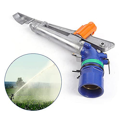 2.62" Adjustable Irrigation Spray Gun，360° Rotating Large Area Agriculture Garden Farm Watering Gun Garden Farm Watering Sprinkler for Farms, Orchards, Tea Gardens, Forestry