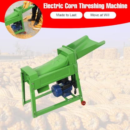 LALABU Electric Corn Sheller Machine 480W Heavy Duty Corn Stripping Machine