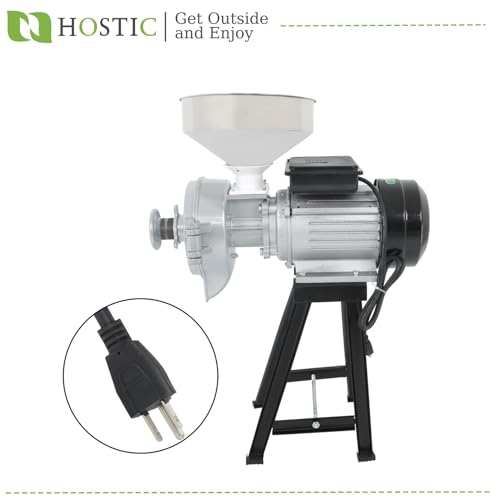 HOSTIC 3000W Wet Dry Electric Grain Mill with Funnel 110V