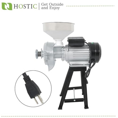 HOSTIC 3000W Wet Dry Electric Grain Mill with Funnel 110V