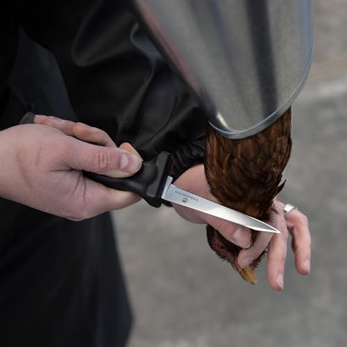 Yardbird Poultry Processing Knife, 3.5" High-Carbon Stainless Steel Blade, Dual Cutting-Edge Tip, Slip-Resistant Handle, Model: 47185 - style: POULTRY PROCESSING KNIFE