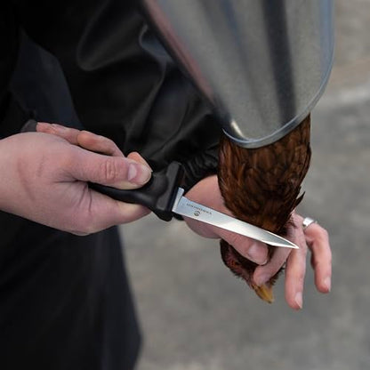 Yardbird Poultry Processing Knife, 3.5" High-Carbon Stainless Steel Blade, Dual Cutting-Edge Tip, Slip-Resistant Handle, Model: 47185 - style: POULTRY PROCESSING KNIFE