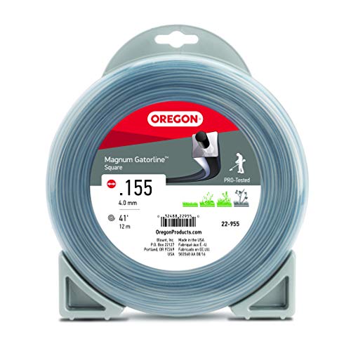Oregon Magnum Gatorline 155 Trimmer Line Heavy Duty, .155" x 42-Foot - size: 1/2 lb