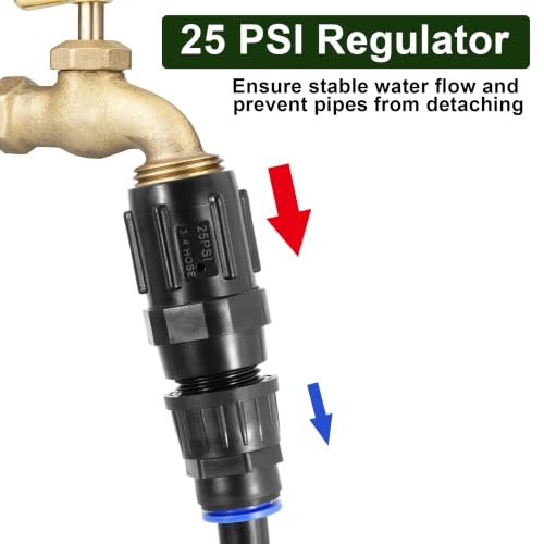 Drip Irrigation System 230FT,Garden Watering Kit for Gardens,Potted Plants - size: 230FT