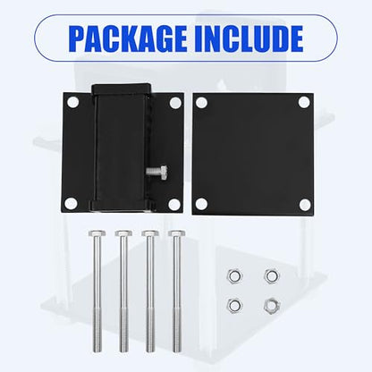 RV Bumper Hitch Receiver 2 inches Adapter for 4-4.5 inches Bumper