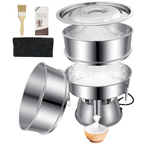 Sidasu Automatic Vibrating Sieve Shaker–10&60 Mesh Flour Sifter - size: Sifter Machine(10+60 mesh)