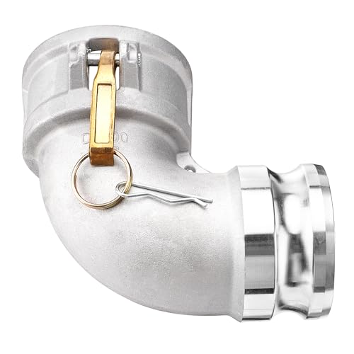DA3030 Type DA Cam and Groove Hose Fitting - size: 3" Female Camlock x 3" Male Camlock(90°)