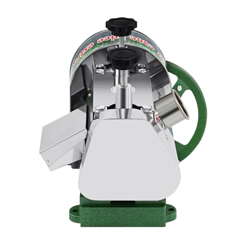 Manual Sugar Cane Juicer, 3 Rollers, 2" Inlet, 110LBS/H, Stainless Steel