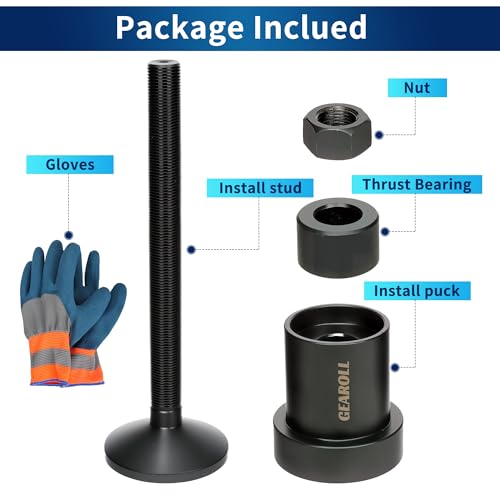 Inner Axle Side Seal Installation Tool for Dana 30/44/60 Front Differentials Compatible with Chevy, Dodge, Ford, GMC and Jeep