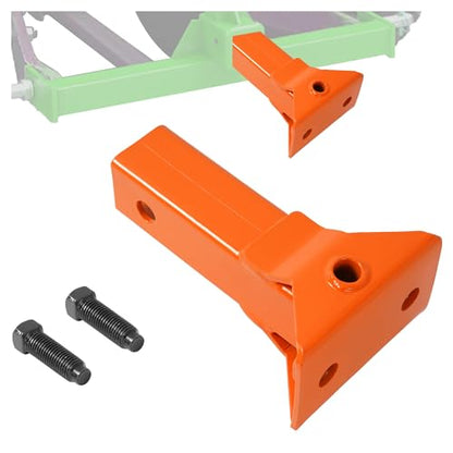Wutist Sleeve Hitch Adapter Receiver Compatible with 3-Point Hitch - color: Orange