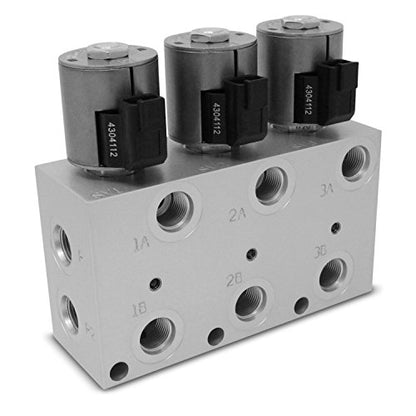 Summit Hydraulics Hydraulic Multiplier Kit, 3 Circuit Selector Valve w/Couplers and Panel Switch