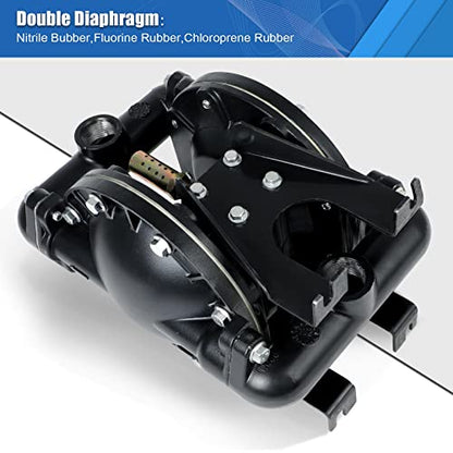 Dollate QBY4-25L Air Operated Double Diaphragm Pump, 1 inch Outlet