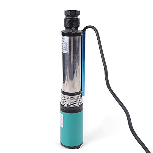 Water Pump 24V 320W Well Pump Electric Vehicle Pumps Farm Submersible Deep Bore Well Water Pumps 5m³/h for Water Intake in Factories, Mines, Wells