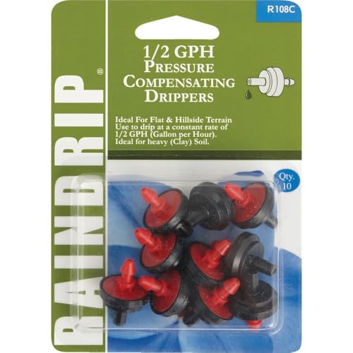 Raindrip R108CT 10-Count 1/2 GPH Drippers - size: 0.5 GPH