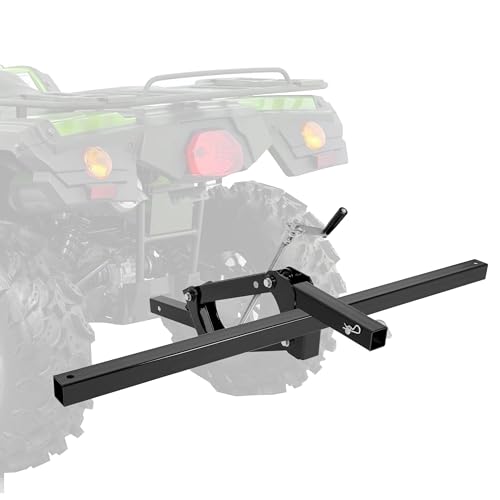 KUAFU ATV/UTV Manual Implement Lift, 1-Point and 2-Inch Receiver, 50 in,