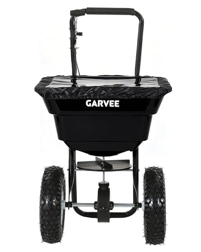 80 LBS Walk Behind Push Broadcast Spreader,12FT Spreading Width,Adjustable - size: 80 LBS