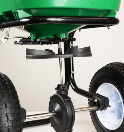 The Andersons Pacer Pro Walk-Behind Broadcast Spreader for Fertilizer, Grass Seed and Salt - 80 lb Hopper Capacity