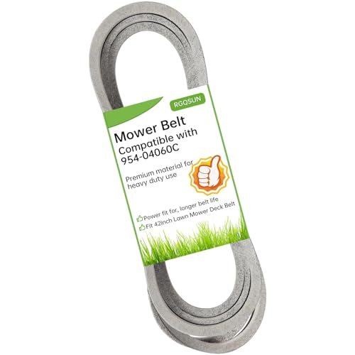 Lawn Mower Deck Belt 954-04060C for 42’’ Deck Compatible with TroyBilt Pony - size: 954-04060C