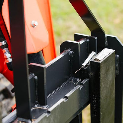 Titan Attachments Standard Series Skid Steer Pallet Fork Frame, Frame Only - style: Frame Only