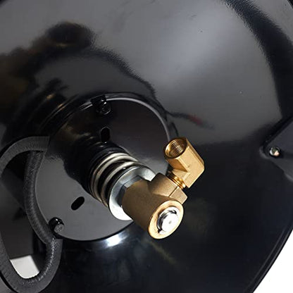 Base Pivoting Hi-Pressure Hose Reel, 4000 psi, Manual Winding Black