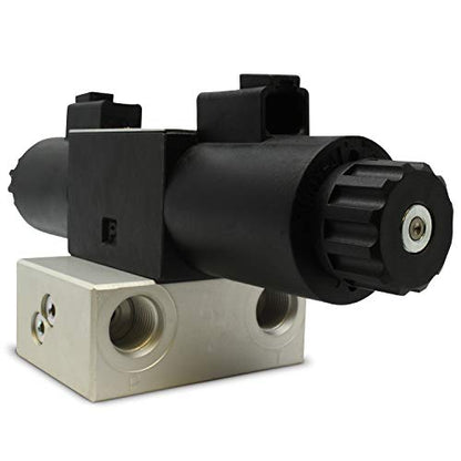 Summit Hydraulics Universal Hydraulic Third Function Valve Kit w/Joystick Handle, 15 GPM, 1/2" Ag & Flat Face Couplers - size: 1/2" Body Flat Face couplers