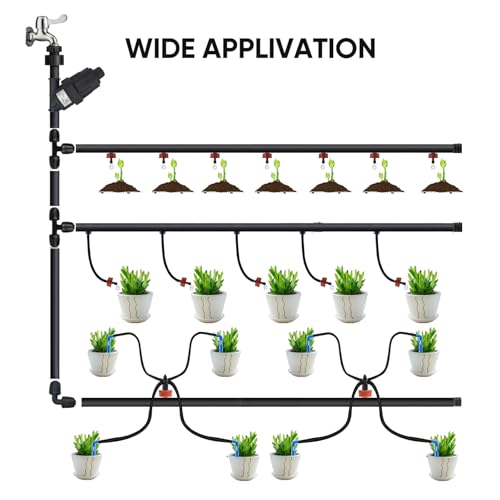 1 GPH Pressure Compensating Drippers for Drip Irrigation Kit, 30pcs - size: 30pcs 1 GPH