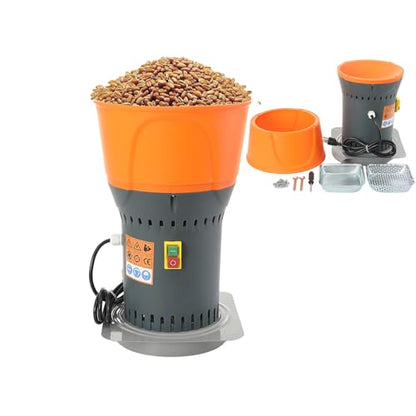 Grain Mill Corn Grinder, 1000W Electric Feed Ginder Mill 7L - size: 7L Round