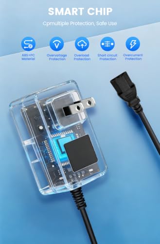 12V Battery Charger Compatible with My4Sons White Tank M4 Backpack Sprayer