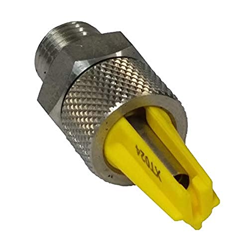 PENTAIR HYPRO XT024 Boom X Tender Boomless Spray Nozzle, Size 24, Yellow