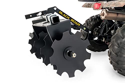 Black Boar Camco ATV/UTV Disc Harrow Implement | Specifically Designed to Thoroughly Break up Tough Ground | (66001)