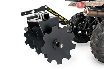 Black Boar Camco ATV/UTV Disc Harrow Implement | Specifically Designed to Thoroughly Break up Tough Ground | (66001)