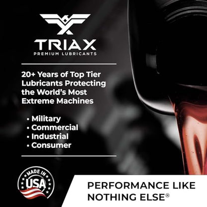 TRIAX Agra UTTO Supreme Universal Full Synthetic Tractor Hydraulic Transmission and Wet Brake Oil, All Season, Replaces 99% of OEM Tractor Fluids, Arctic Grade -52 F Cold Flow (5 Gallon) - size: 5 Gallon