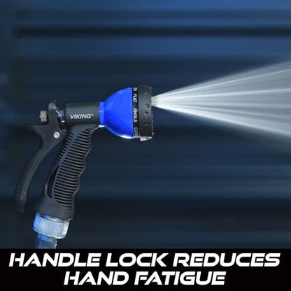 VIKING Garden Hose Nozzle with 8 Spray Patterns for Washing Cars - style: 8 Pattern Hand Control