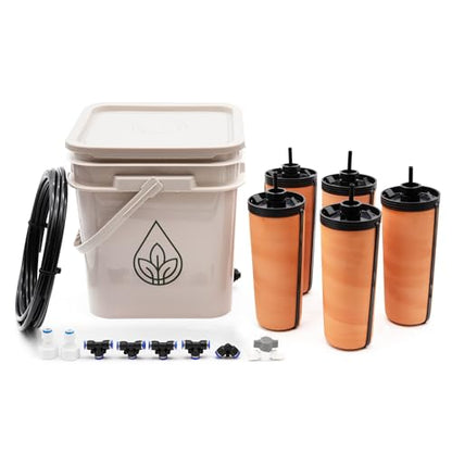 Thirsty Earth: CottaCup Automatic Olla Watering System for Your Garden (5 Cup Kit) - size: 5 Cup Kit