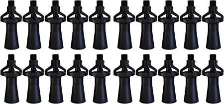 Eductor Nozzle - BSPT Fluid Mixing Eductors - Glass Reinforced Polypropylene - Minimal Maintenance and Clog Resistant Tank Mixing Agitation Nozzles - 1.5 inch (20 Count) - size: 1.5"BSPT, style: 20 Count