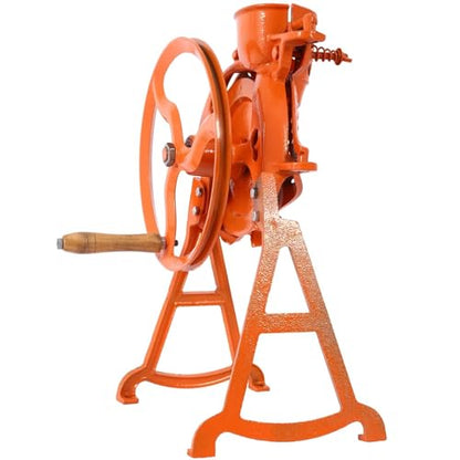 Manual Heavy Duty Corn Sheller with Stand and Flywheel, Steel Construction, Corn Thresher Corn Remover Tools, Labor-Saving Design