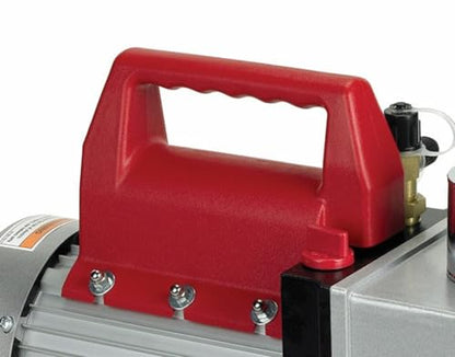 Robinair 15800 VacuMaster Economy Vacuum Pump - 2-Stage, 8 CFM, Chrome, Red/Silver