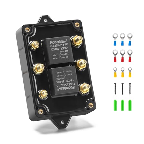 12V Forward and Reverse Relay Module Reliable Motor Control for Tarp Systems, Hoists, Winches, and More – Bidirectional Switch for AC/DC Motors