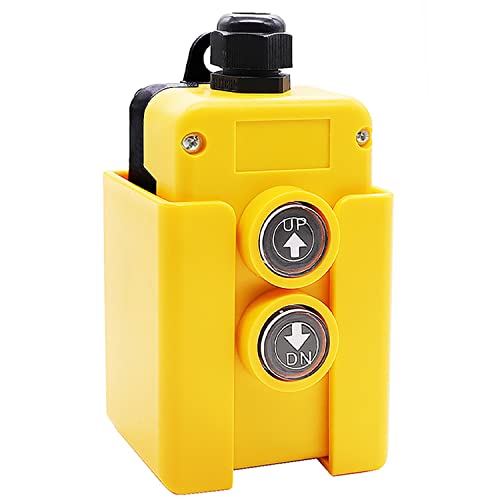 mankk Dump Trailer Remote Control Switch 12V DC Up Down Control Switch Single Double Acting Hydraulic Pump Power Supply Unit Remote Controller for Truck Lift Gate Cranes Wrecker