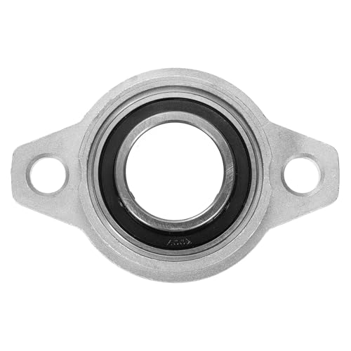 uxcell 2pcs KFL007 Pillow Block Bearings 35mm Bore Bearing Units Zinc Alloy Flange Mounted Bearing Housing, P6(ABEC3) - size: KFL007