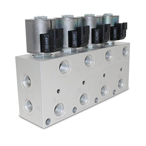 Summit Hydraulics Hydraulic Multiplier Kit, 4 Circuit Selector Valve Including Couplers and Switch Box Control